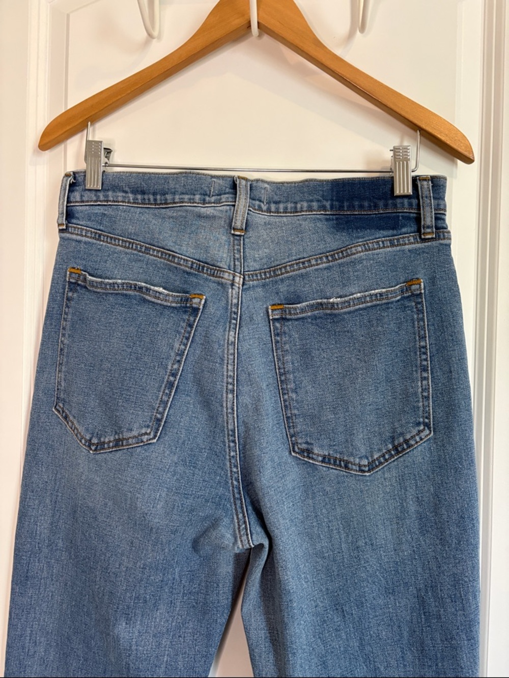 Abercrombie and Fitch The Ankle Straight Ultra High Rise Jeans Size 31/12 - Picture 7 of 9